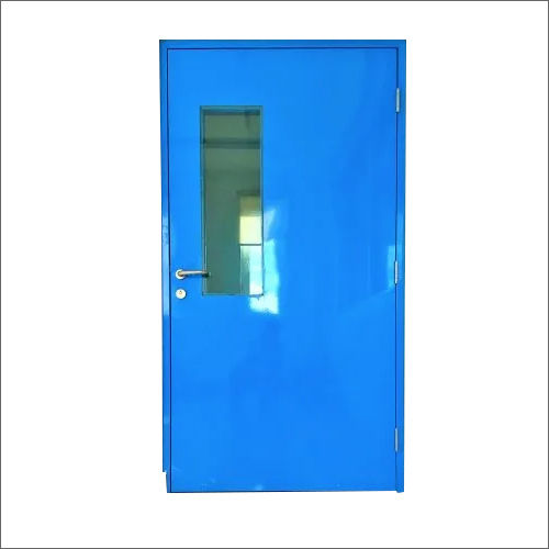 Blue Modern Gi Commercial Steel Door