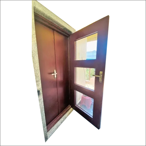 Modern Steel Door With Mesh