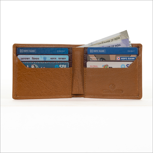 Mens Leather Wallet With 6 Card Slots