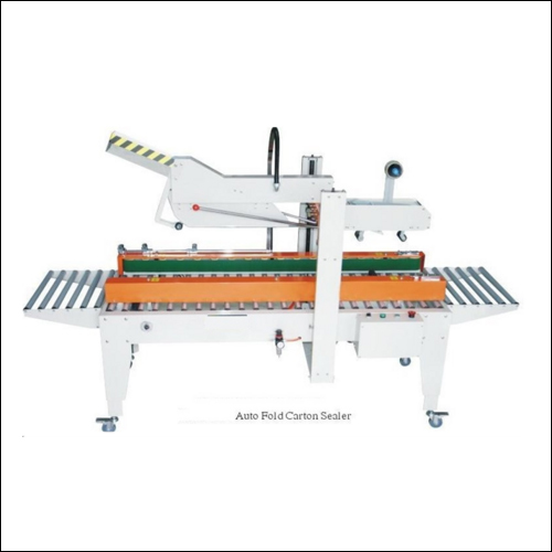 AUTOMATIC CARTON FOLDING AND SEALING MACHINE