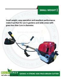 RICO 4 Stroke 50cc Side Pack Brush Cutter