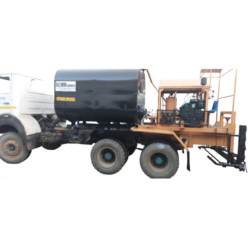 Bitumen Pressure Distributor - Stainless Steel Semi-Automatic with Frequency Speed Control Cooling System | 12 Months Warranty