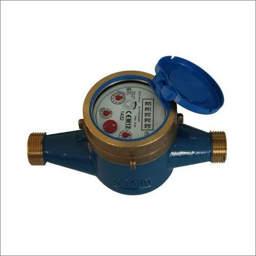 Blue Stainless Steel Flow Meter