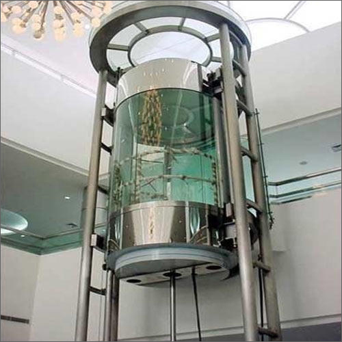SS And Glass Hydraulic Capsule Elevator