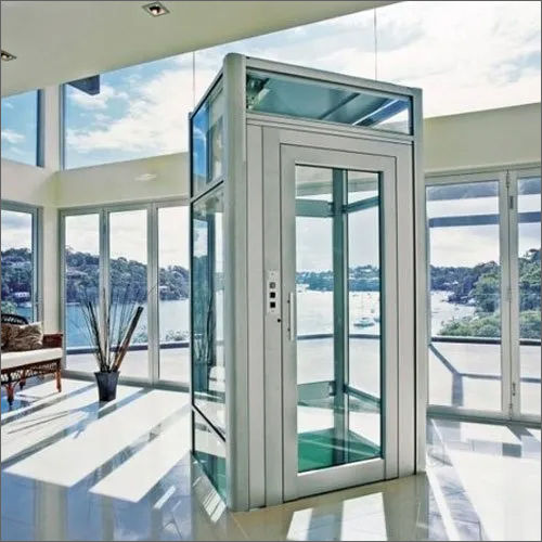 Steel And Glass Hydraulic Residential Elevator Max. Lifting Height: 5-25  Meter (M)