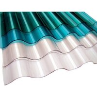 Polycarbonate Corrugated Sheet - Various Thickness, Customizable Length & Width, Lightweight Green Design | Durable & Versatile Building Solution