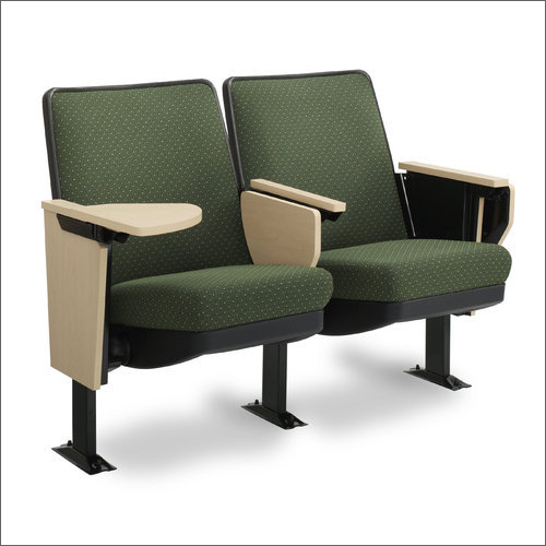 Durable Dark Green Auditorium Chairs Set