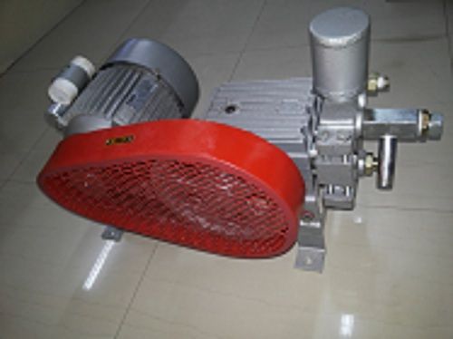 Silver And Red Small Service Pump