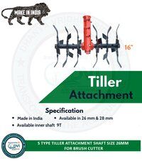 RICO 16 inch S Type Tiller Attachment