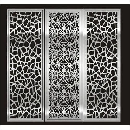 Laser Cut Stainless Steel Door Jali