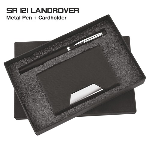 2 in 1 Pen Cardholder Combo Gift Set Sr 121 Landrover