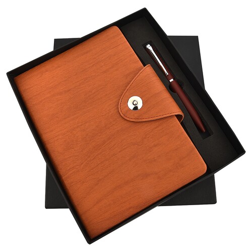 2 in 1 Pen Diary Combo Set Sr 155 Wood Pulp