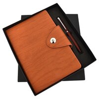 Wood Pulp Pen And Diary