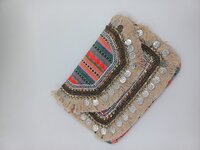 Boho Handbag Jacquard - Color: Multicolor
