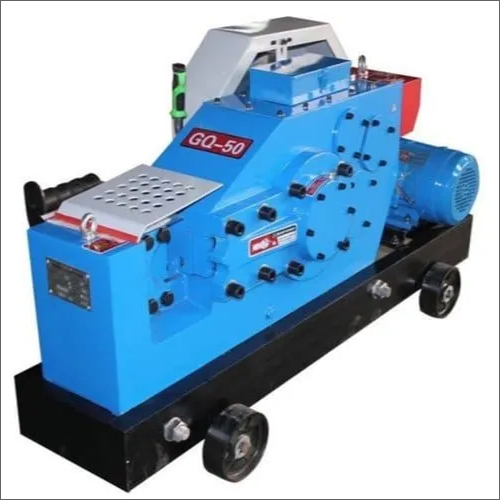 Blue Mild Steel Bar Cutting Machine