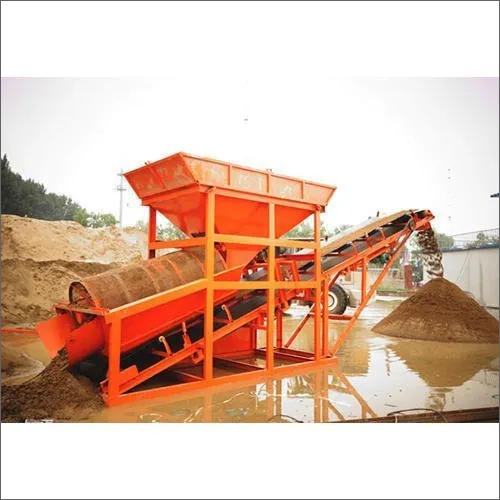 Sand Screening Machine - Steel Material, 30-40 T/hr Capacity , High Quality & Durable Orange Design