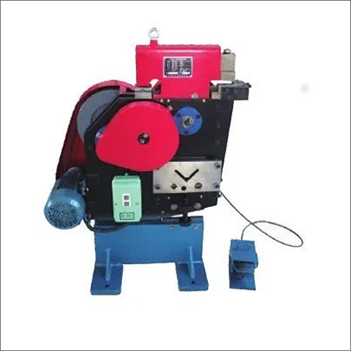 Mild Steel Punching And Sheet Shearing Machine - 900x500x1100mm, Red Color, Semi-Automatic, PLC Control, 3mm Cutting Thickness, 380V Voltage, 1-Year Warranty