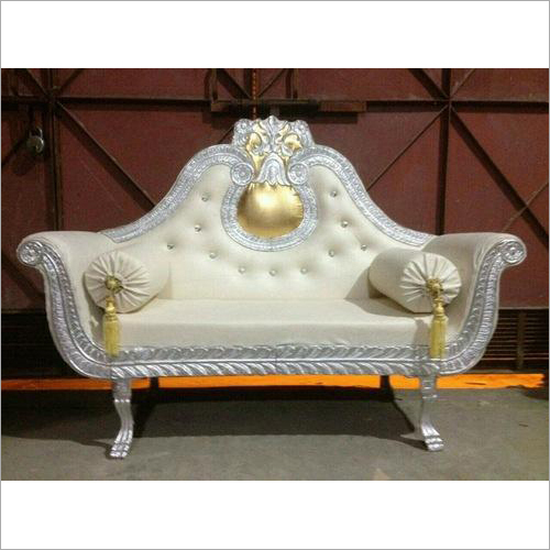 White Metal Stage Couch Sofa