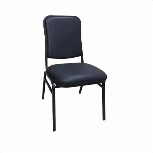 Black Steel Banquet Chair