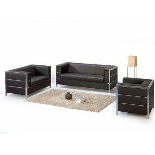Stainless Steel Black Sofa Set Application: Hotel