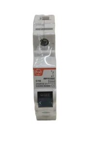 L&T Exora 10A Single Pole MCB - Rated Voltage 415V, Rated Current 240A, Weight 30g, Phase Single, Curve Type C | Trip Free Mechanism, Advanced Current Limiting Design, No Line-Load Bias, Accessory Fitment