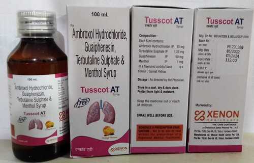 Ambroxol Hydrochloride Guaiphenesin Terbutaline Sulphate And Menthol Syrup General Medicines