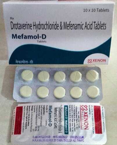 Drotaverine Hydrochloride And Mefenamic Acid Tablets