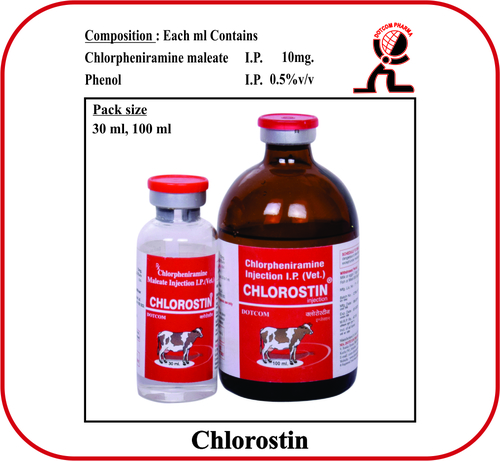 Chlorpheniramine Maleate I.P. Brand - CHLOROSTIN 100 ml