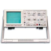 Analog Oscilloscope - 20 Mhz Bandwidth | Dual Channel, 1 Mohm Input Impedance, 5 Mv/div - 5 V/div Vertical Sensitivity, 0.5 S/div - 0.5 Us/div Horizontal Sweep, Crt Display, Ac 220v Power Supply, Compact Dimensions 300 X 150 X 100 Mm