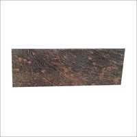 Polished Granite Slab - 17mm Thickness, Rectangular Shape, Brown Color | Heat & Chemical Resistant Countertops