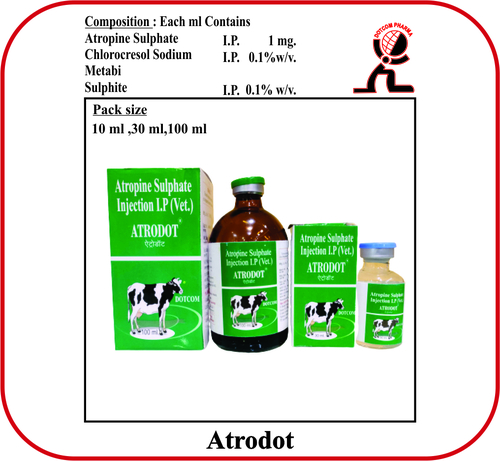Atropine Sulphate I.P. Chloro-m-Cresol I.P. Brand -  ATRODOT 10 ML