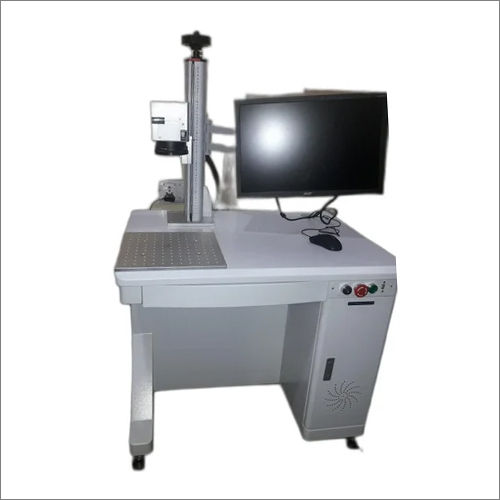 Blue And White Automatic Laser Number Marking Machine