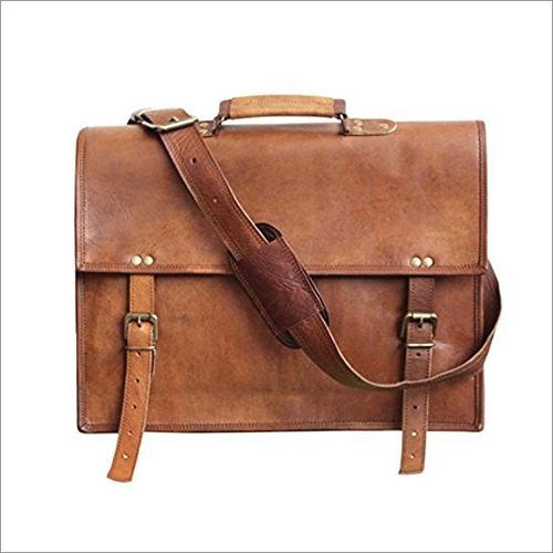 Brown Leather Fancy Bag