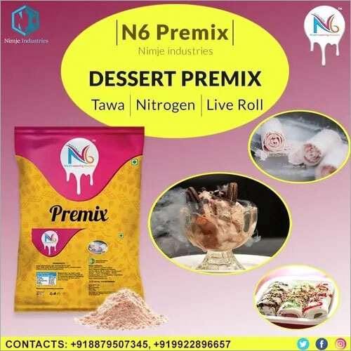 Available Many Flavours Roll Tawa Dessert Nitrogen Premix