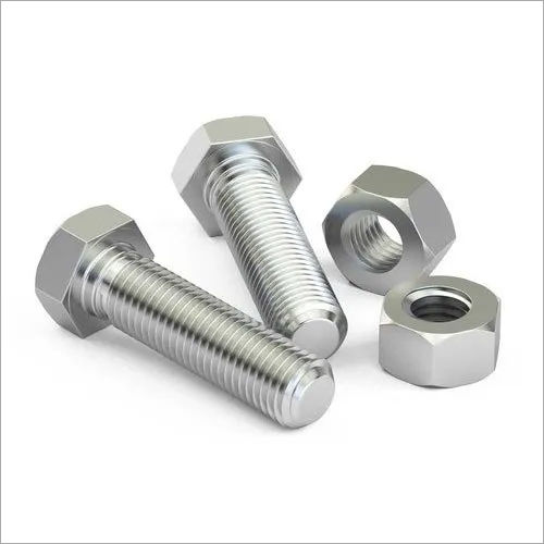 Mild Steel Hexagonal Nut and Bolt, Size: 1/2 - 10 inch at Rs 100/kilogram  in Kolkata