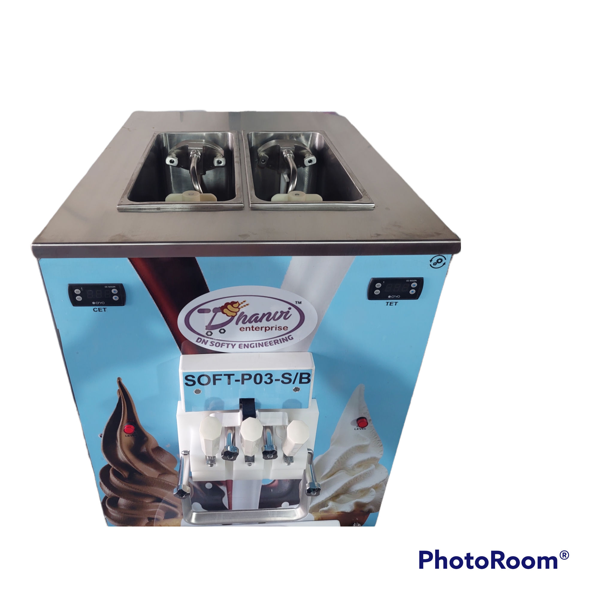 12 Ltr Triple Knob Ice Cream Making Machine