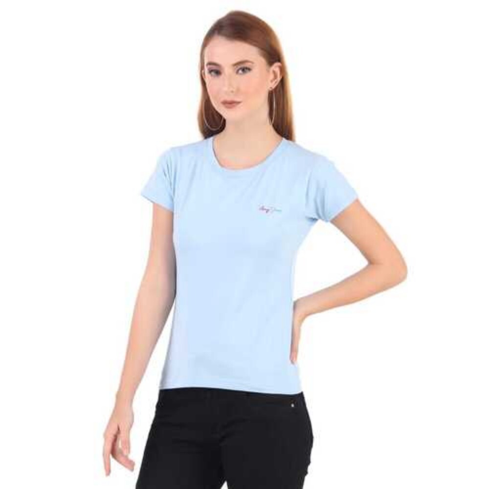 Round Neck Tops For Girls - Color: Multicolor