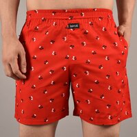 Red Mens Pure Cotton Boxers