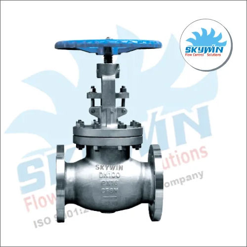 Silver Stainless Steel Globe Valve