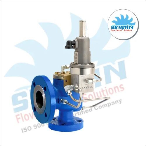 Silver Pilot Operated Safety Relief Valve
