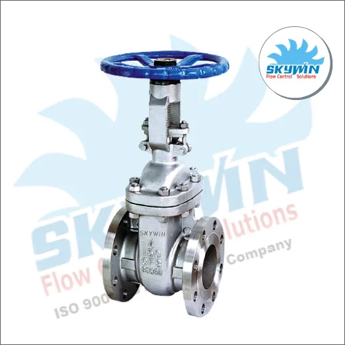 Silver Industrial Flanged Gate Valve