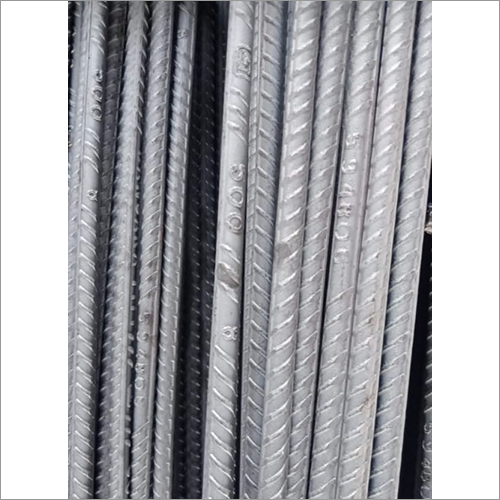 TMT Bar For Construction - Stainless Steel, Galvanized Finish | Grade: First Class, Usage: Industrial, Ideal for Reinforcement in Diverse Applications
