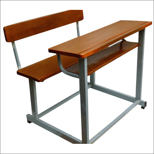 Durable Wooden Top Classroom Bench