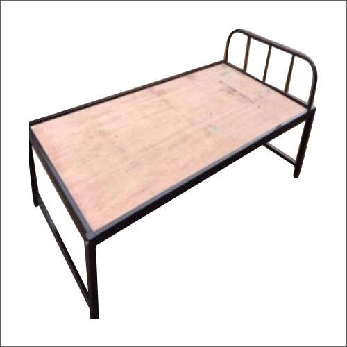 Circular Head Angle Bed With Metal Frame Indoor Furniture