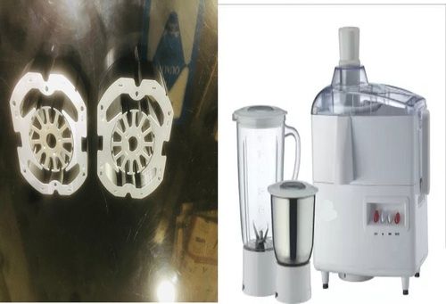 White Mixer Juicer Motor Stamping