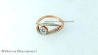 Rose Gold Natural Diamond Fancy Ring