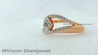 Rose Gold Natural Diamond Fancy Ring