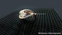 Rose Gold Natural Diamond Fancy Ring