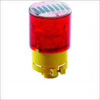 Led Solar Blinker - Stainless Steel , Isi Certified Red Safety Light For Commercial Use