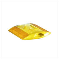 3m Raised Pavement Marker - Fiber Material, Yellow Color | High Visibility, No Power Required, Ideal For Road Marking And Traffic Control